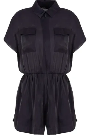 Armani Exchange Jumpsuits & Playsuits, Dame, Blå, 2XS, Blå Casual Bukser