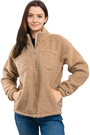 Champion Sport, Dame, Brun, L, Uld, Dame Fleece Pullover