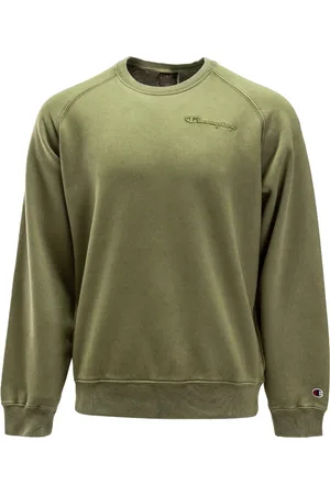 Champion Sweathshirts & Hoodies, Herre, Grøn, XL, Bomuld, Herre Grøn Hættetrøje 67% Bomuld