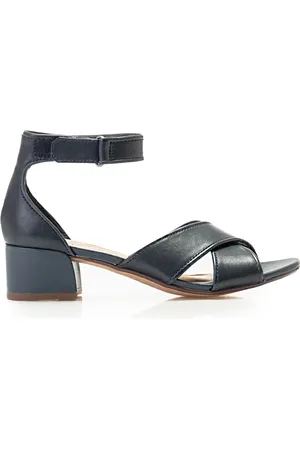Clarks Sko, Dame, Blå, 42 EU, Læder, Navy Læder Sandaler Caroleigh Rise