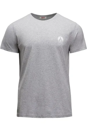 Jott Top, Dame, Grå, L, Bomuld, Pietro Logo Unisex T-shirt