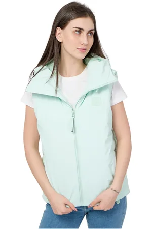 Rains Jakke, Dame, Grøn, XL, Uld, Loop Vest Mineral