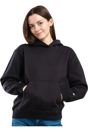 Champion Sweathshirts & Hoodies, Dame, Sort, S, Bomuld, Hættetrøje til kvinder