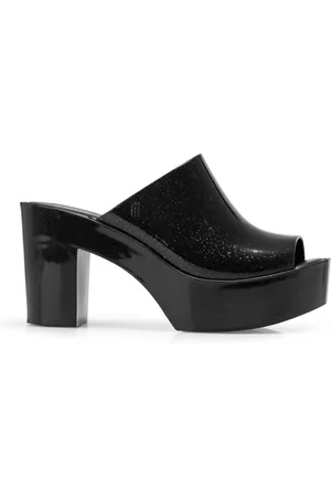 Melissa Sko, Dame, Sort, 40 EU, Platform Mule Sandaler Sort