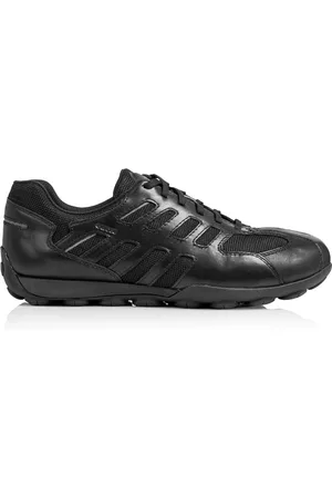 Geox Sko, Herre, Sort, 43 EU, Læder, Herre Snake 2.0 Sneakers