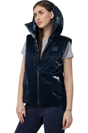 Rains Jakke, Dame, Blå, M, Uld, Sporty Loop Vest Ink