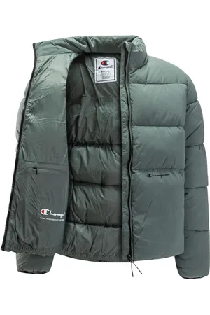 Champion Jakke, Herre, Grøn, 2XL, Polyester, Herrejakke Grøn Nylon Polyester