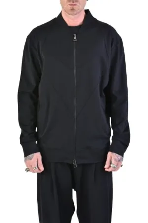 LA HAINE INSIDE US Jakke, Herre, Sort, M, Uld, Sort Milano Bomber Jakke Lm092