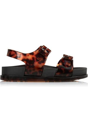 Melissa Sko, Dame, Brun, 35 EU, Platform Sandaler Brun/Sort Bred Stil