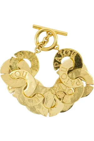 Patou Tilbehør, Dame, Gul, ONE SIZE, Uld, Antik Mønt Armbånd - Metal - Guld