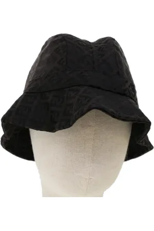 Fendi Pre-owned, Dame, Brun, ONE SIZE, Tyl, Pre-owned Canvas hatte