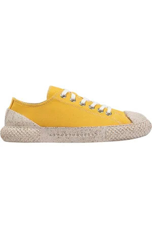 Asportuguesas Sko, Dame, Gul, 36 EU, Gul Tekstil Sneakers Kork Sål