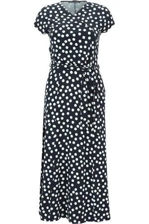 Betty Barclay Kjole, Dame, Flerfarvet, 2XL, Uld, Blomstret Jersey Kjole