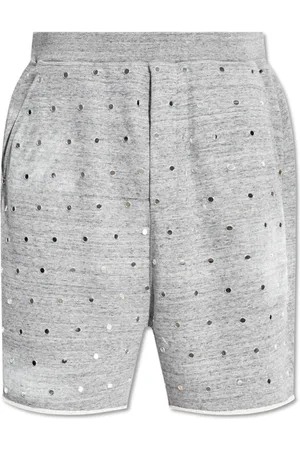 Dsquared2 Shorts, Herre, Grå, L, Bomuld, Logo Shorts