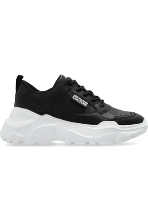 VERSACE Sko, Dame, Sort, 39 EU, Sneakers med logo