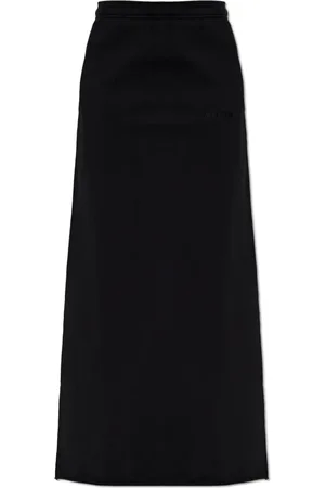 Vetements Nederdel, Dame, Sort, S, Bomuld, Nederdel med logo