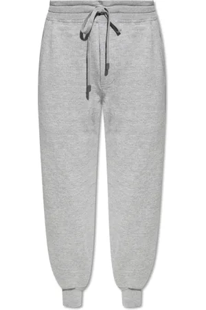 Tom Ford Bukser, Herre, Grå, XL, Uld, Sweatpants