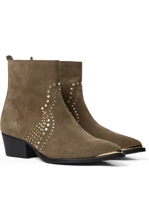 Mos Mosh Sko, Dame, , 40 EU, Uld, Chunky Heel Ruskindstøvler Mørk