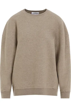 Max Mara Strik, Dame, Brun, XS, Uld, Jersey Uld Sweatshirt Elvira