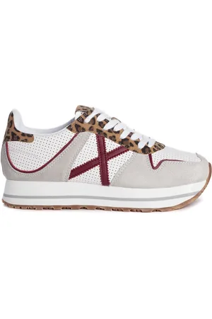 Munich Sko, Dame, , 36 EU, Uld, Retro-inspirerede Kvinders Platform Sneakers