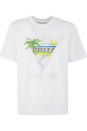 Casablanca Top, Herre, Hvid, 2XL, Bomuld, Tennis Club Icon T-shirt
