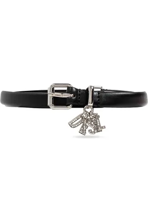Diesel Tilbehør, Dame, Sort, 95 CM, Læder, Bælte B-Charm-Loop