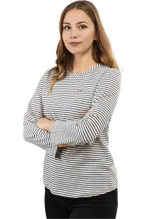 EA7 Top, Dame, Hvid, S, Bomuld, Hvid Langærmet Skjorte