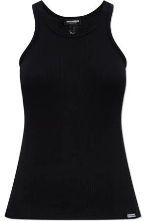 Dsquared2 Top, Dame, Sort, XL, Bomuld, Lingerie Camisole
