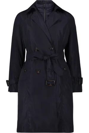 Betty Barclay Frakke, Dame, Blå, 4XL, Uld, 4-i-1 Funktionel Jakke