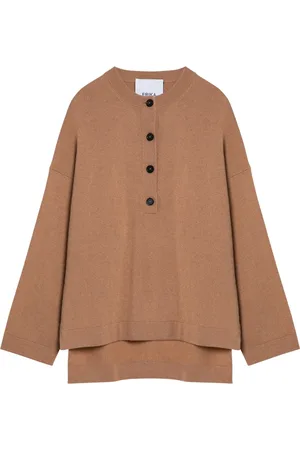ERIKA CAVALLINI Strik, Dame, Brun, L, Serafino Strik Top