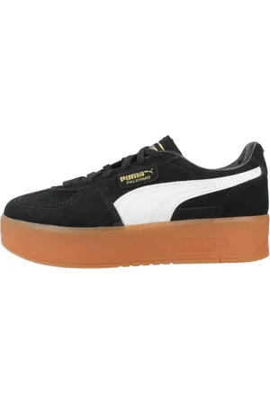 PUMA Sko, Dame, Sort, 39 EU, Forhøjede Palermo Sneakers