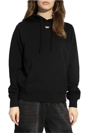 Diesel Sweathshirts & Hoodies, unisex, Sort, XS, Bomuld, S-Ginn` Hættetrøje