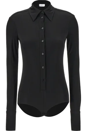 Sportmax Top, Dame, Sort, M, Uld, Stilfuld Top med Maglie Design