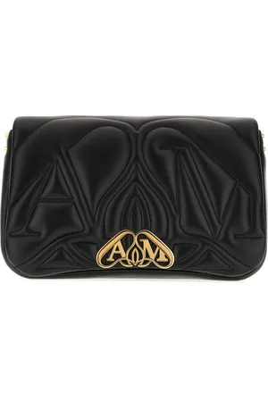 Alexander McQueen Taske, Dame, Sort, ONE SIZE, Uld, Crossbody Tasker
