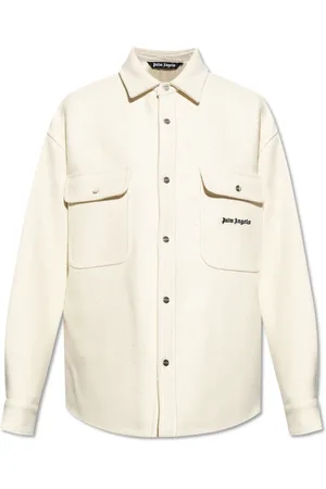 Palm Angels Jakke, Herre, , L, Polyester, Jakke med Logo