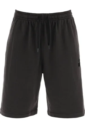Isabel Marant Shorts, Herre, Sort, M, Bomuld, Sweatshorts i bomuld med falmet effekt