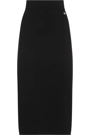 Dolce & Gabbana Nederdel, Dame, Sort, S, Polyester, Sort Mini Nederdel