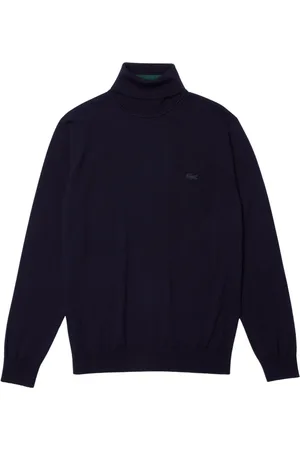 Lacoste Strik, Herre, Blå, M, Blå Sweater Kollektion