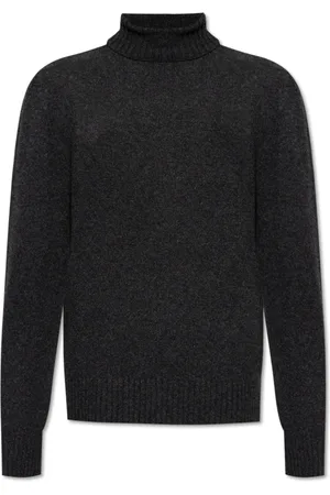 OFFICINE GENERALE Strik, Herre, Grå, XL, Uld, Uld Turtleneck