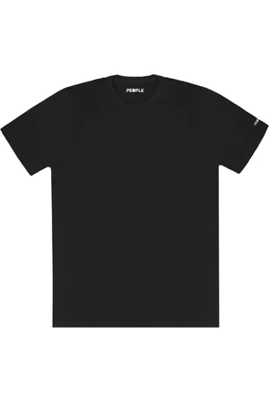 PEOPLE OF SHIBUYA Top, Herre, Sort, M, Uld, Stilfuld Shibuya T-shirt