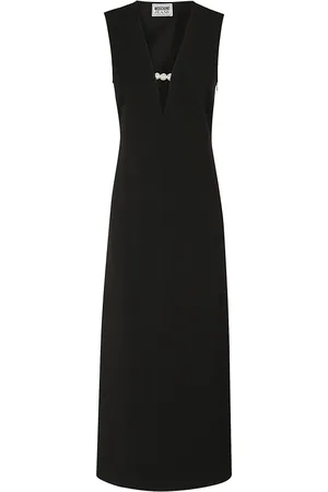 Moschino Kjole, Dame, Sort, XS, Elegant Cady Kjole