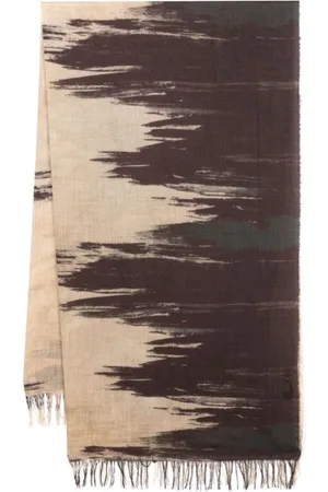 UMA WANG Tilbehør, Herre, Flerfarvet, ONE SIZE, Uld, Tan Red Scarf