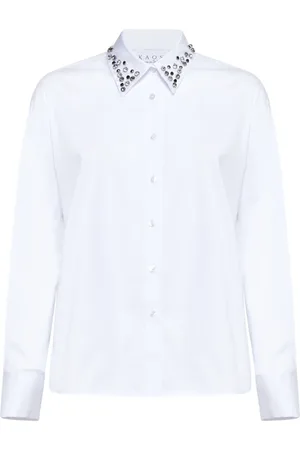 Kaos Bluser & Skjorter, Dame, Hvid, L, Hvid Skjorte Kollektion