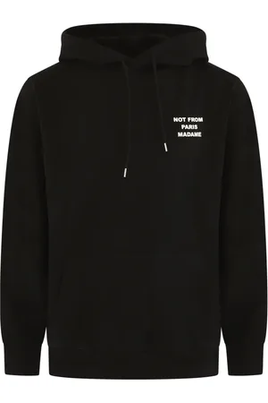 Drôle de Monsieur Sweathshirts & Hoodies, Herre, Sort, XL, Bomuld, Hoodie Slogan
