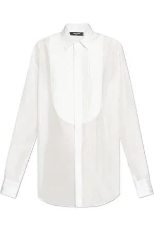 Dsquared2 Bluser & Skjorter, Dame, Hvid, S, Uld, Silkeskjorte