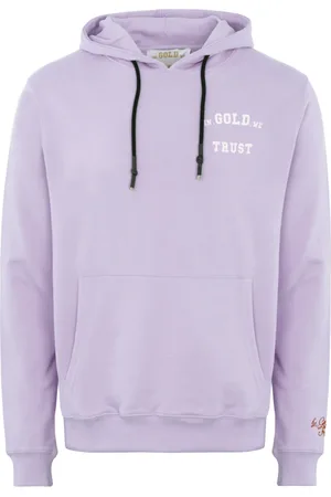 In Gold We Trust Sweathshirts & Hoodies, Herre, Lilla, M, Uld, The Notorious Lavender Herre Stilfuld T-shirt