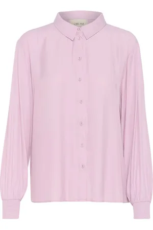 Cream Bluser & Skjorter, Dame, Lyserød, XL, Langærmet Skjorte Bluser Dawn