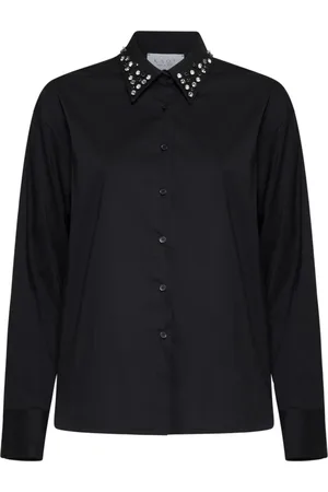 Kaos Bluser & Skjorter, Dame, Sort, L, Bomuld, Sorte Skjorter Kollektion