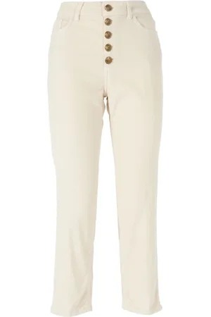 Dondup Jeans, Dame, , W25, Uld, Stilfulde Jeans med Koons Gioiello Detalje