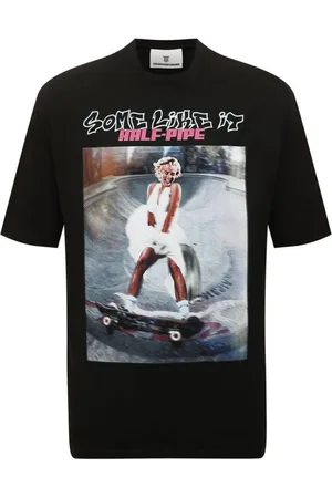 DIEGO VENTURINO Top, Herre, Sort, S, Bomuld, Sort Bomulds T-shirt Stilfuldt Design
